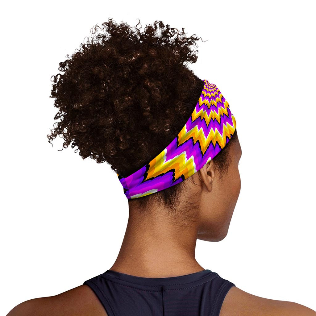 Spiral Expansion Moving Optical Illusion Sports Headband