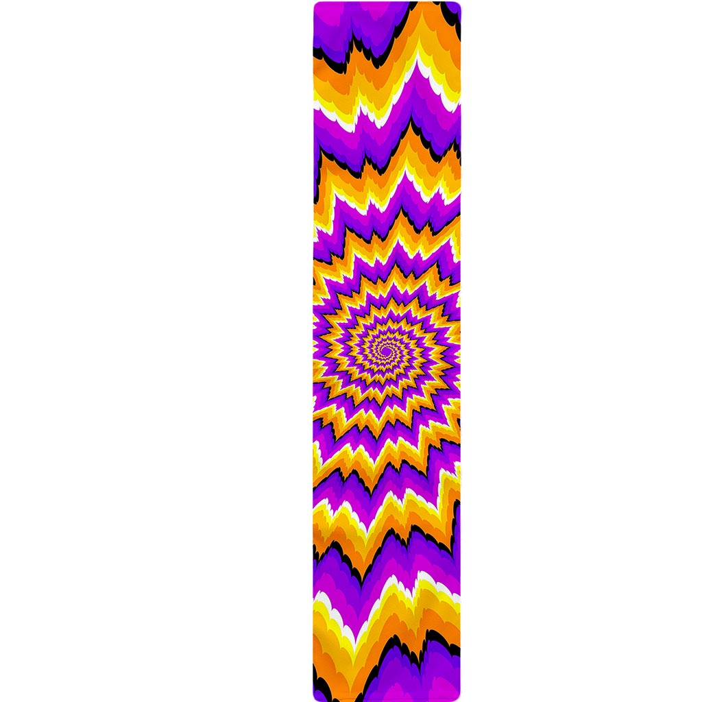 Spiral Expansion Moving Optical Illusion Table Runner