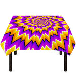 Spiral Expansion Moving Optical Illusion Tablecloth