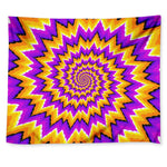 Spiral Expansion Moving Optical Illusion Tapestry