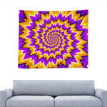 Spiral Expansion Moving Optical Illusion Tapestry