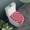 Spiral Expansion Moving Optical Illusion Toilet Lid Cover