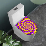 Spiral Expansion Moving Optical Illusion Toilet Lid Cover