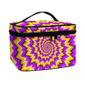 Spiral Expansion Moving Optical Illusion Travel Makeup Bag