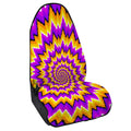 Spiral Expansion Moving Optical Illusion Waterproof Car Seat Cover