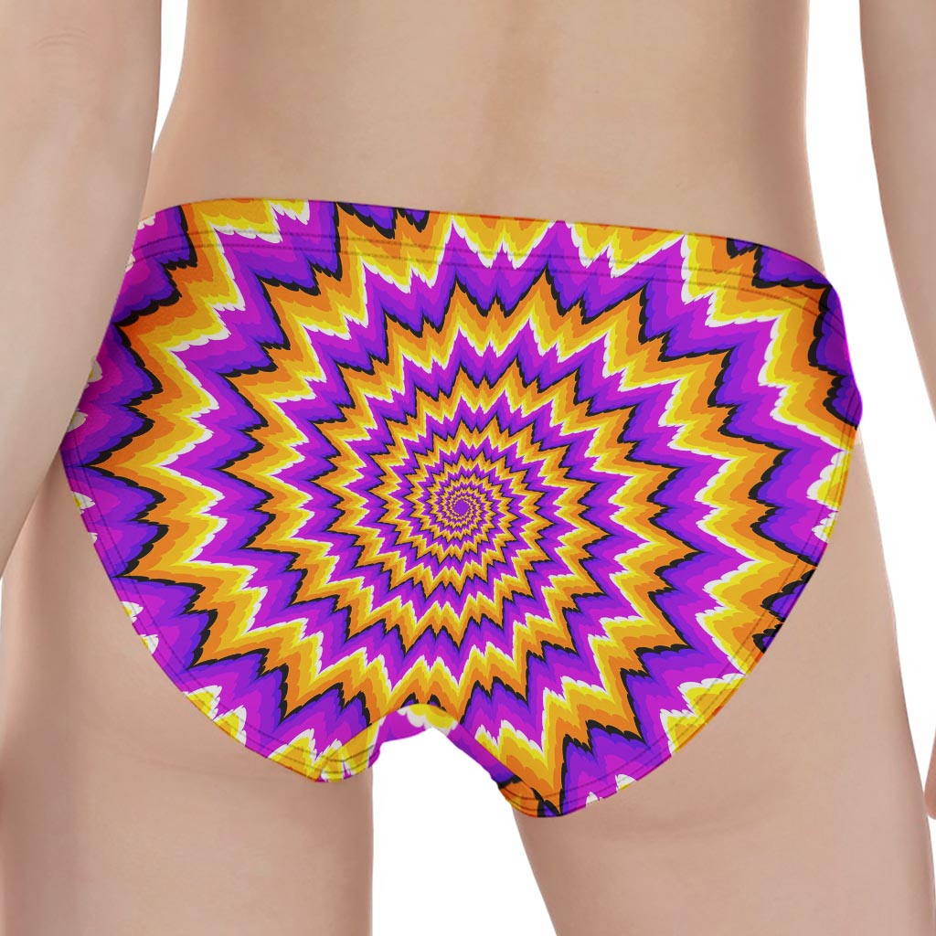 Spiral Expansion Moving Optical Illusion Women's Panties