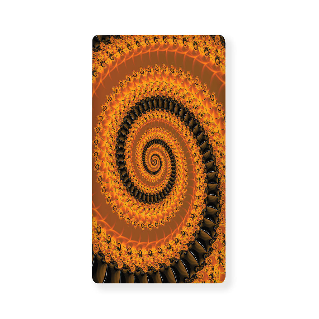 Spiral Fractal Print Baby Crib Sheet