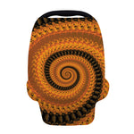 Spiral Fractal Print Baby Seat Cover