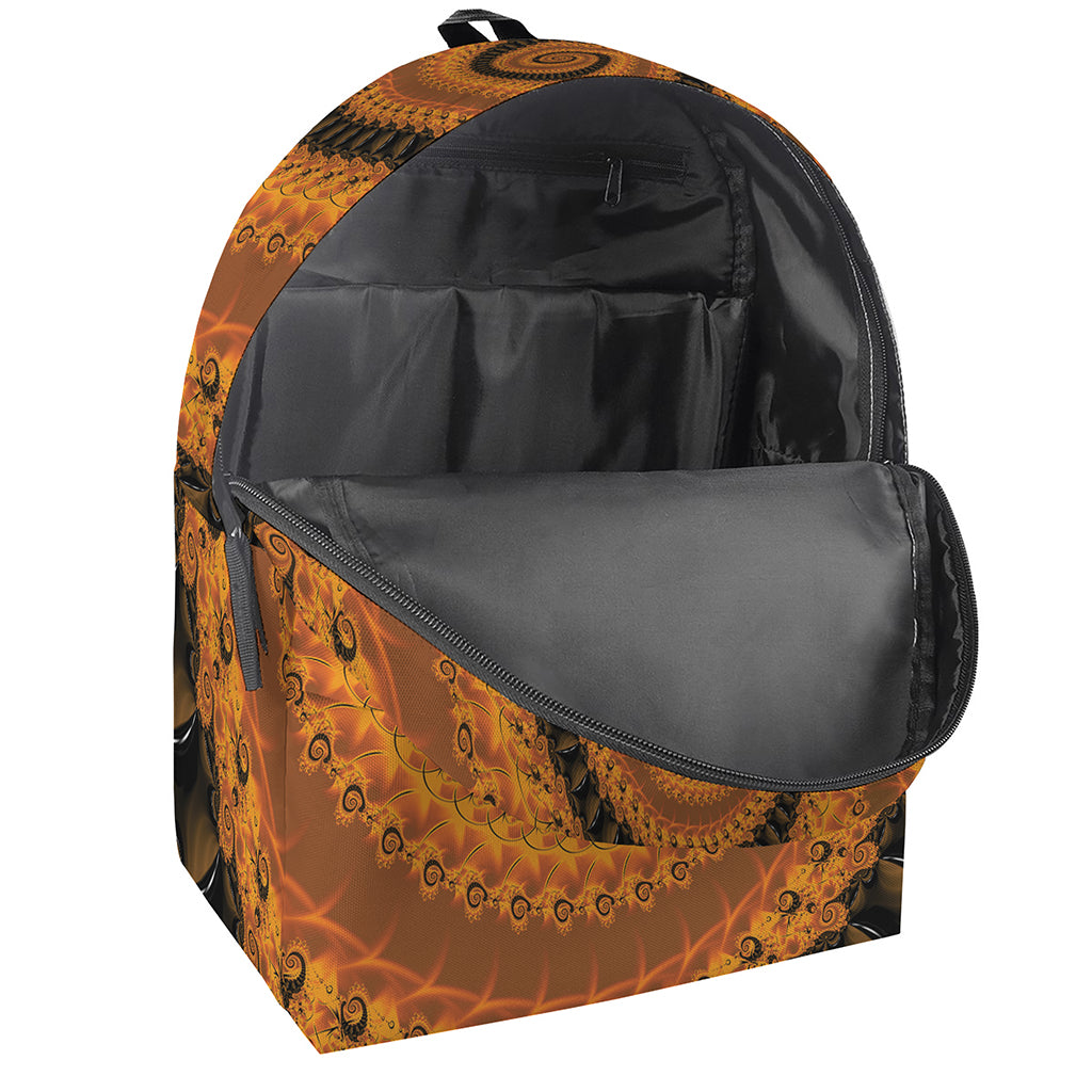Spiral Fractal Print Backpack