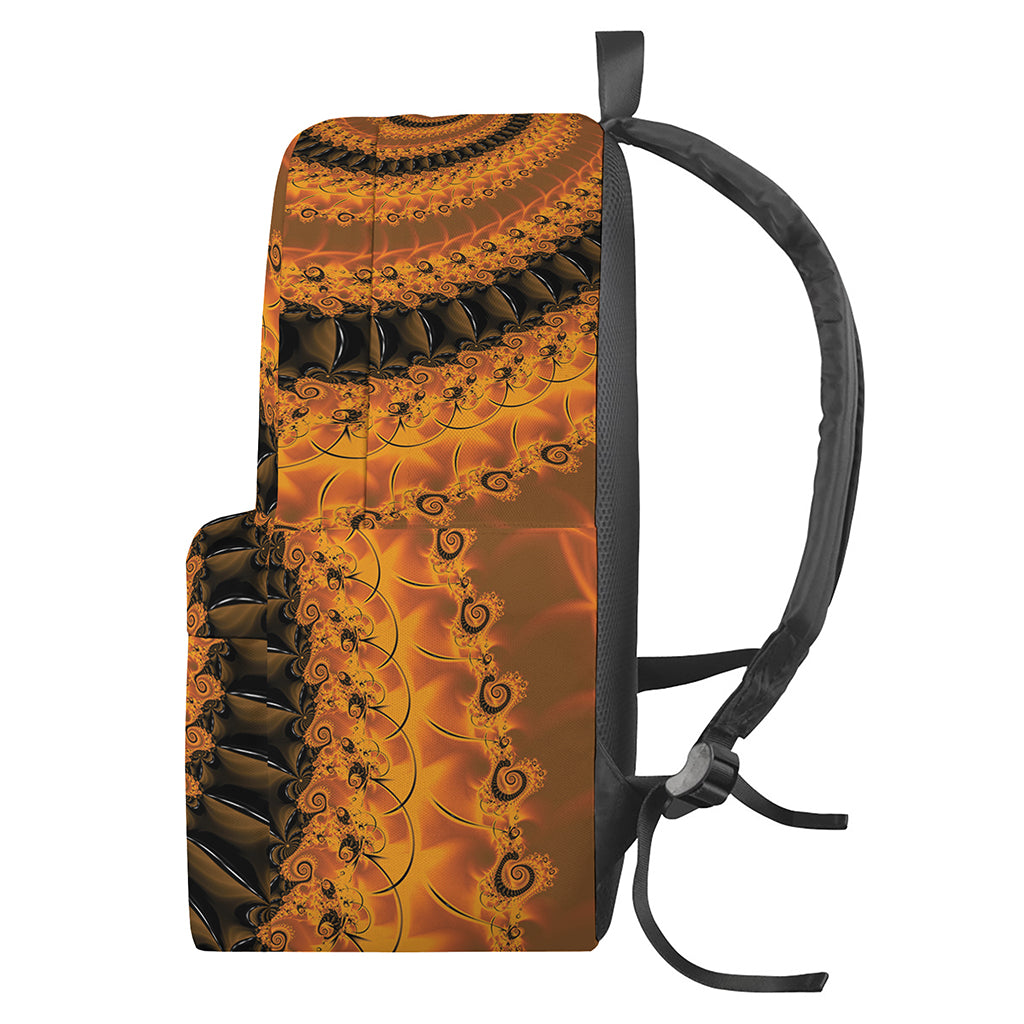 Spiral Fractal Print Backpack