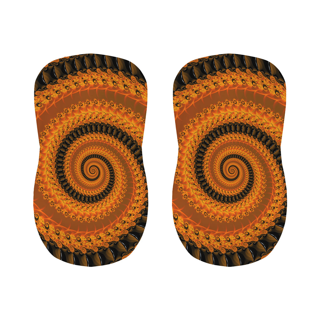 Spiral Fractal Print Bar Stool Covers
