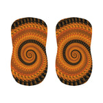 Spiral Fractal Print Bar Stool Covers