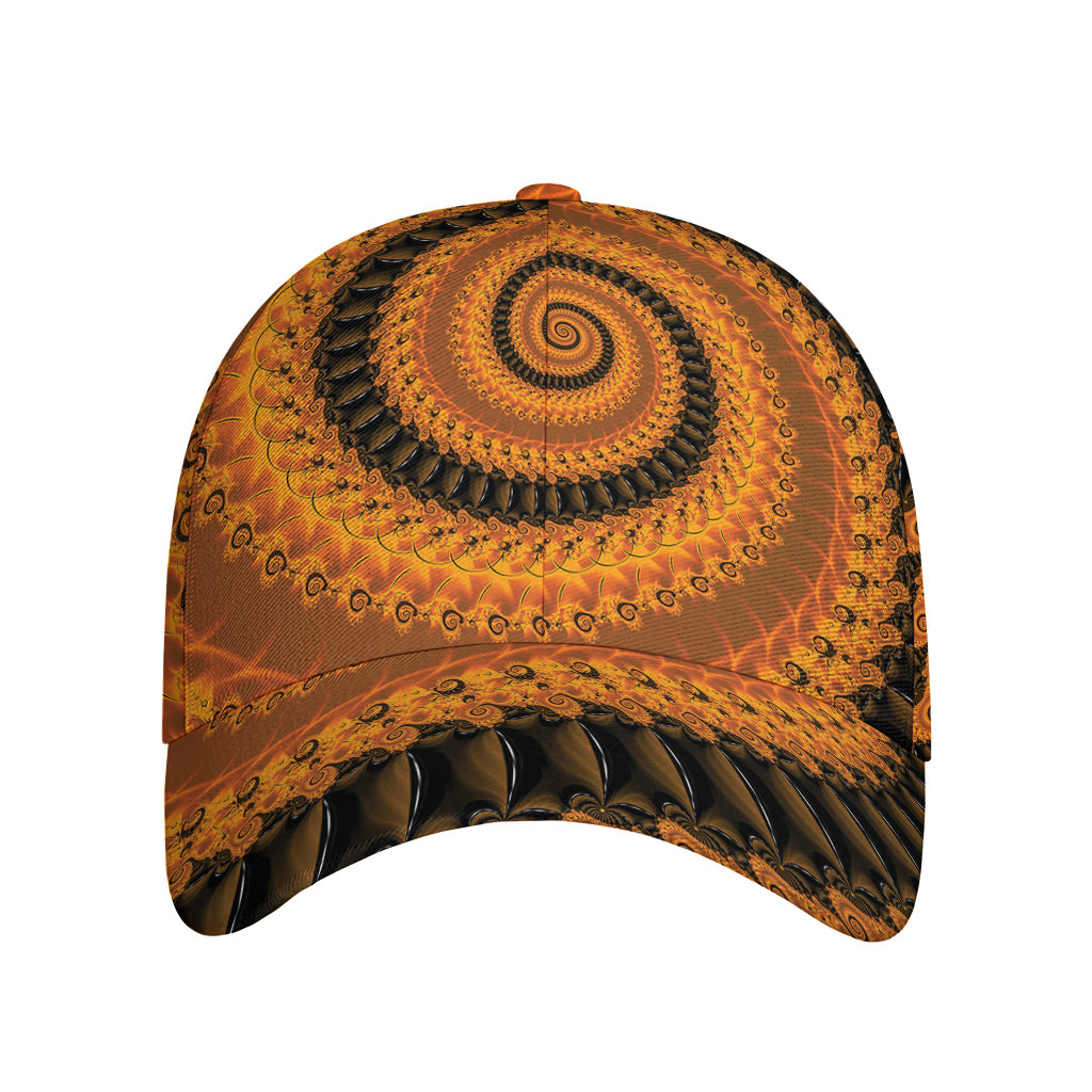 Spiral Fractal Print Baseball Cap