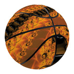 Spiral Fractal Print Basketball