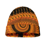 Spiral Fractal Print Beanie