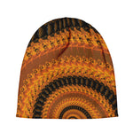 Spiral Fractal Print Beanie