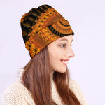 Spiral Fractal Print Beanie