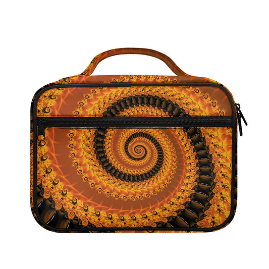 Spiral Fractal Print Briefcase Bible Bag