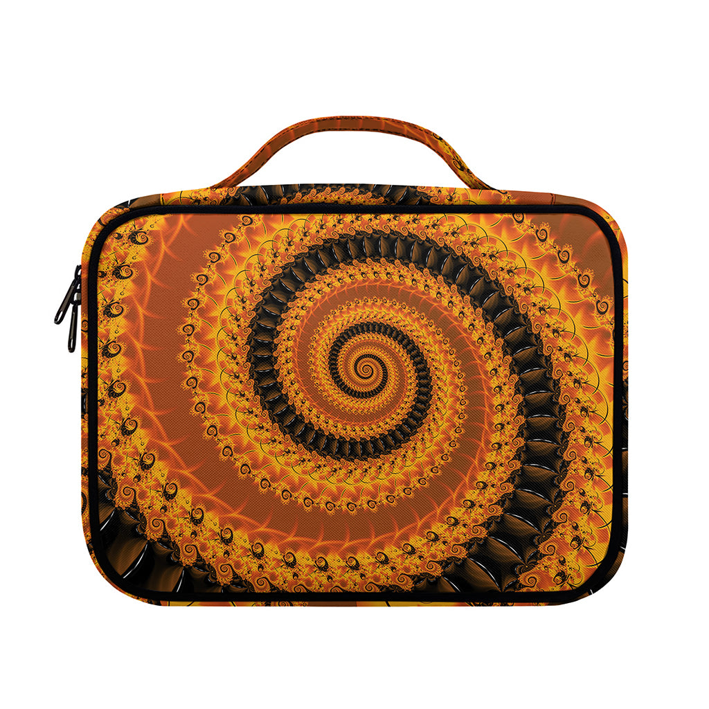 Spiral Fractal Print Briefcase Bible Bag