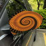 Spiral Fractal Print Car Side Mirror Covers