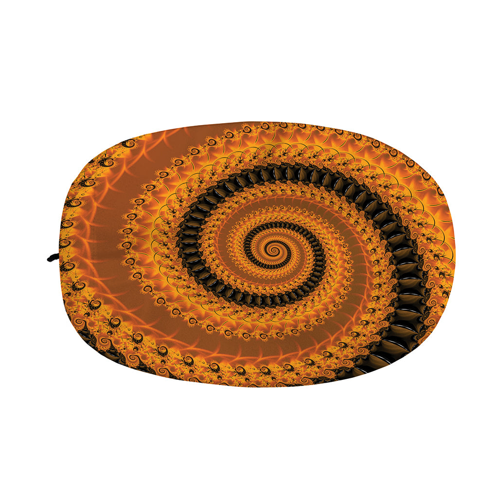 Spiral Fractal Print Car Side Mirror Covers