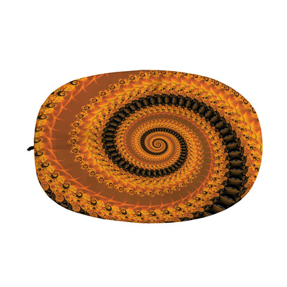 Spiral Fractal Print Car Side Mirror Covers