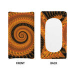 Spiral Fractal Print Changing Pad Cover