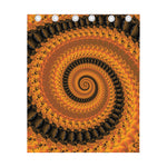Spiral Fractal Print Curtain