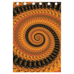 Spiral Fractal Print Curtain