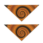 Spiral Fractal Print Dog Bandana