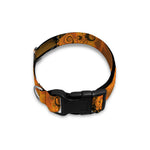 Spiral Fractal Print Dog Collar