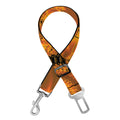 Spiral Fractal Print Dog Seat Belt