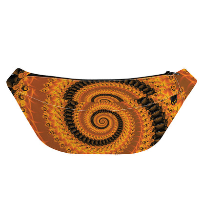 Spiral Fractal Print Fanny Pack