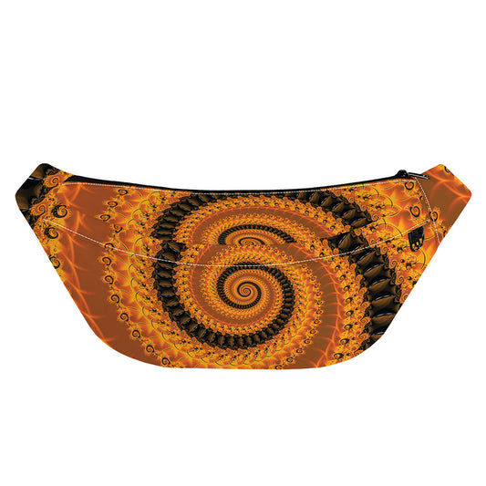Spiral Fractal Print Fanny Pack