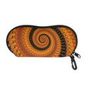 Spiral Fractal Print Glasses Case