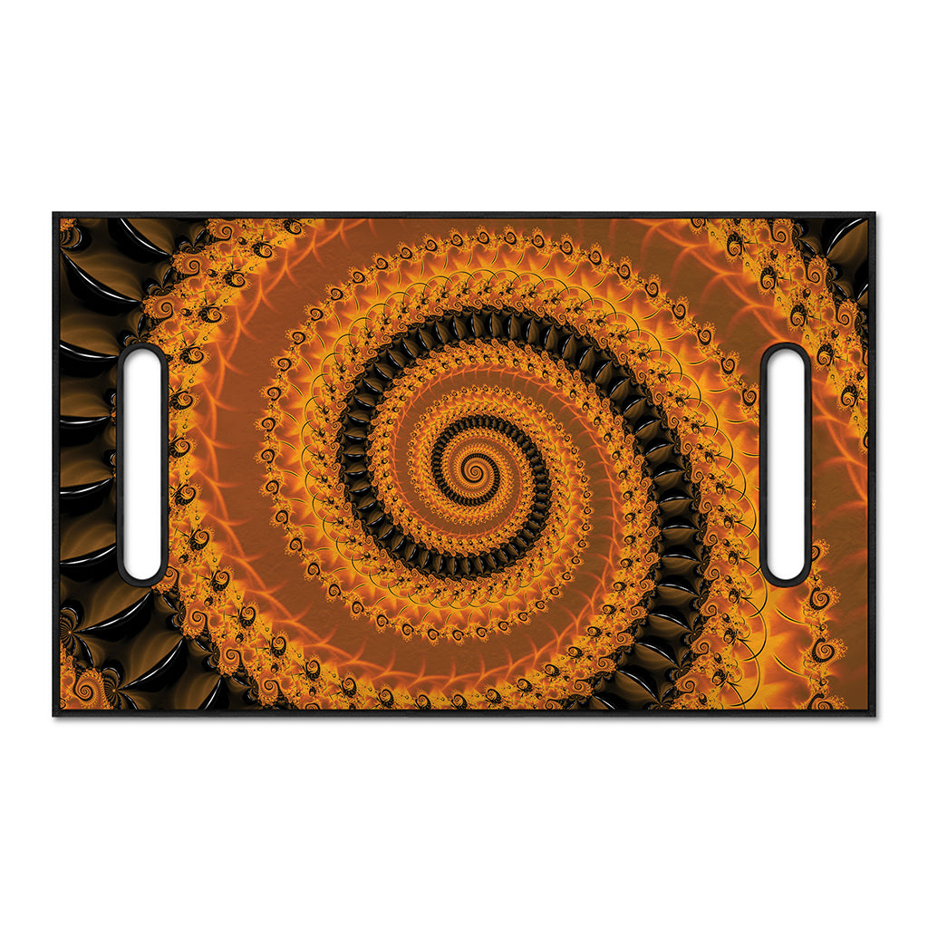 Spiral Fractal Print Golf Cart Seat Cover