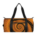 Spiral Fractal Print Gym Bag