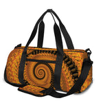 Spiral Fractal Print Gym Bag