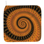 Spiral Fractal Print Hand Towel