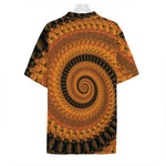 Spiral Fractal Print Hawaiian Shirt