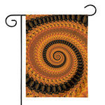 Spiral Fractal Print House Flag