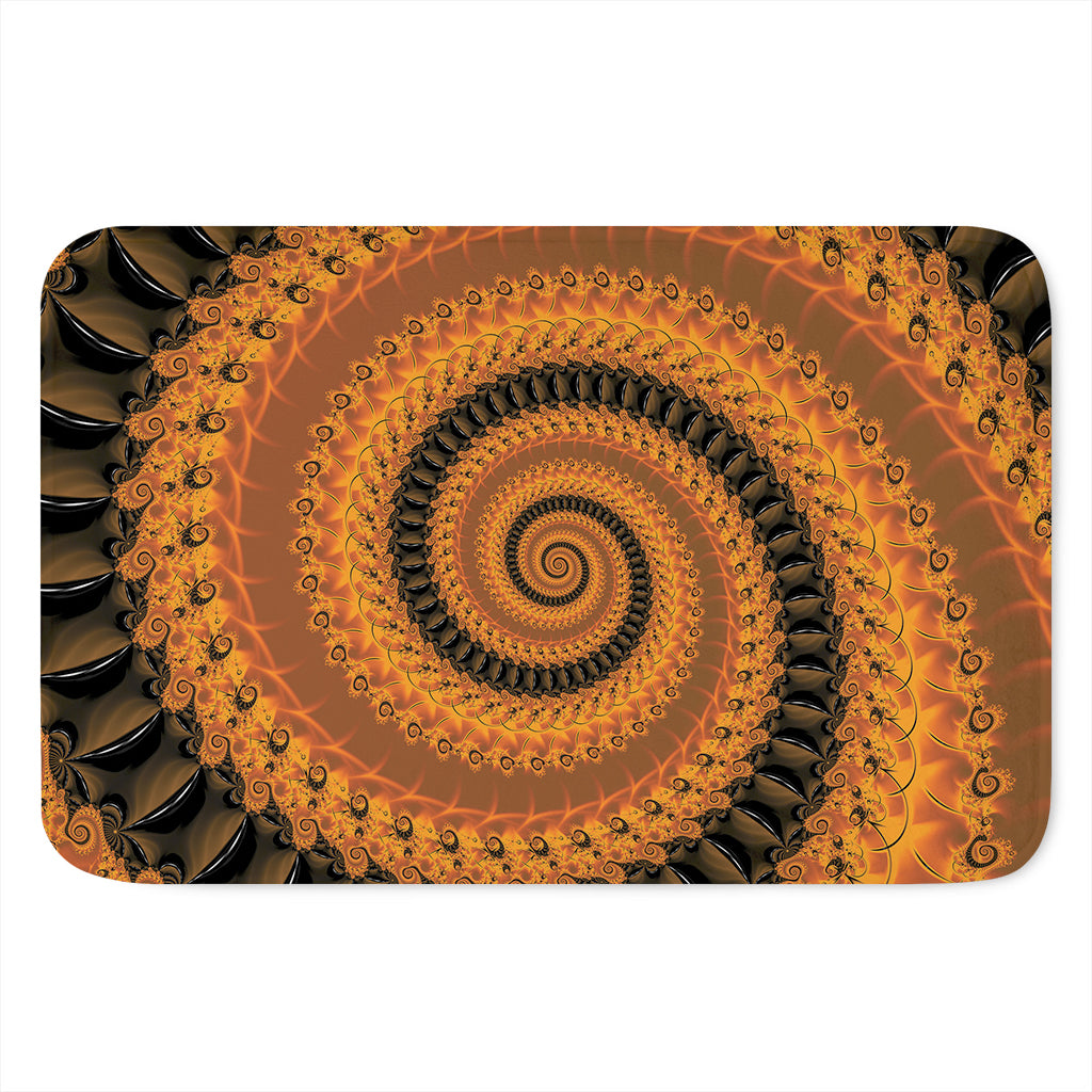 Spiral Fractal Print Indoor Door Mat
