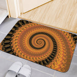 Spiral Fractal Print Indoor Door Mat