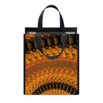 Spiral Fractal Print Insulated Lunch Tote