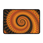 Spiral Fractal Print Kitchen Mat