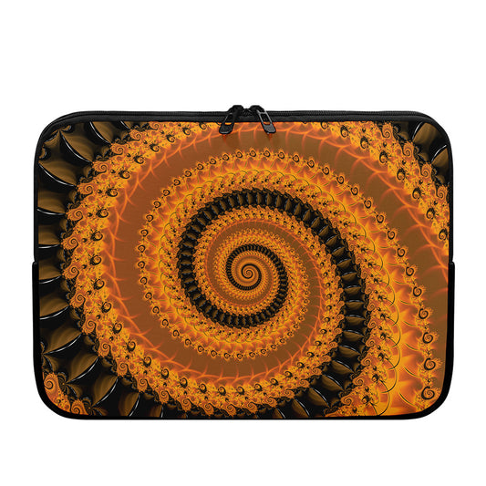 Spiral Fractal Print Laptop Sleeve