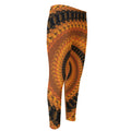 Spiral Fractal Print Men's Compression Pants