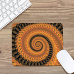 Spiral Fractal Print Mouse Pad