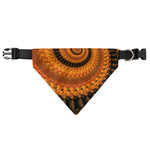 Spiral Fractal Print Over The Collar Dog Bandana