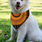 Spiral Fractal Print Over The Collar Dog Bandana